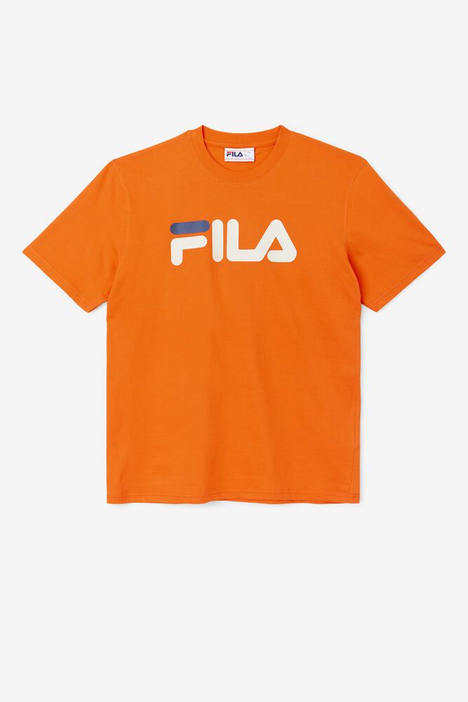 Fila T-Shirt Eagle Mens Orange - India XOT-946052